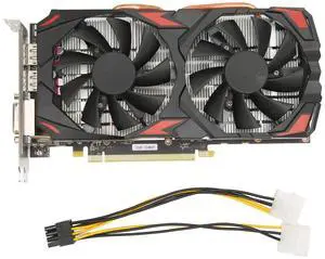 Graphics Card, 8GB GDDR5 256 Bit Desktop Graphics Card, PCI Express 3.0 Gaming Graphics Card, Cooling Fans Graphics Card, for Desktop Computer