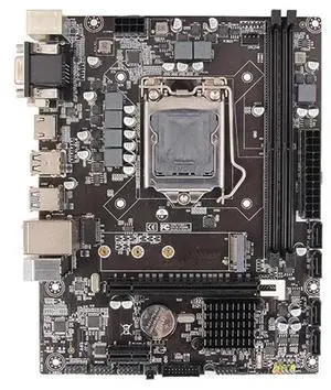 GOWENIC H310 LGA 1155 Motherboard Micro ATX Gaming Motherboard Max32GB DDR4 NVME M.2 SATA 6Gb USB 3.0 1000M NIC PCIE HMDI DVI VGA Support for 8th 9th Generation 1151 CPU Motherboards