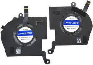 ZHAWULEEFB Replacement New CPU+GPU Cooling Fan for DELL Alienware x14 R1 EG50050S1-CI90-S9A 0005GP DC28000YBSL EG50050S1-CJ40-S9A 0XVCHN DC28000YCSL DC5V 0.63A (Not Applicable to X14 R2 R3)