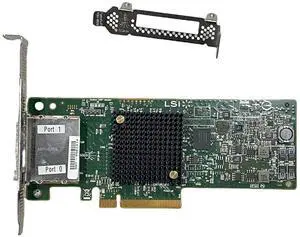 SXTAIGOOD SAS9207-8e 8-Port PCIe LSI IT Mode 9207-8e SAS 6Gb/s External HBA RAID Card