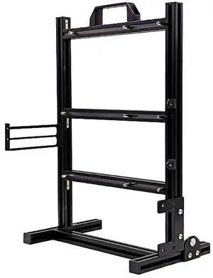 DIY Computer Chassis Bracket Open Motherboard Case Rack M-ATXVertical Horizontal PC Game Chassis Rack Water-Cooled PC Test Bench Creative Overclocking Aluminum Frame Good Heat Dissipation All Black