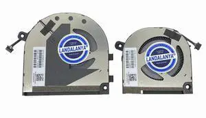 LANDALANYA New CPU and GPU Cooling Fan for HP Envy X360 15-EY 15-EY0013DX 15-EY0023DX TPN-C157 15-EW 15-EW0013DX 2-in-1 Series EG50060S1-C610-S9A N09634-001 EG50040S1-CT00-S9A N09635-001 DC5V Fan