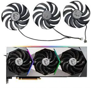 Coolerage 95MM DC12V 0.40A 4Pin PLD10010B12HH RTX3070 RTX3080 RTX3090 Graphics Card Cooling Fans for MSI GeForce RTX 3070 3070Ti 3080 3080Ti 3090 SUPRIM X GPU Cooler (Original 3Pcs-Lot)