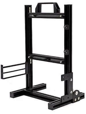 DIY Computer Chassis Bracket Open Motherboard Case Rack ITX Vertical Horizontal PC Game Chassis Rack Water-Cooled PC Test Bench Creative Overclocking Aluminum Frame Good Heat Dissipation All Black