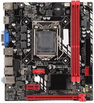 GOWENIC B75M MATX DDR3 Motherboard for Core i7 i5 i3 LGA1155, Digital HD VGA Output