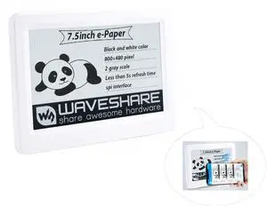 7.5inch Passive NFC-Powered e-Paper, 800 x 480 Pixel ePaper Screen, Adopts Novel Passive NFC Technology No Battery Required No Messy Wiring, Wire-Less Powering & Data Transfer