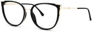 Zeelool Cat Eye Blue Light Blocking Glasses for Women Men ZJGX338746-05B Black