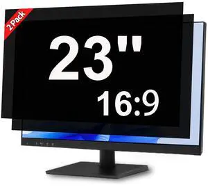 J J-Dream [2 Pack] 23 Inch Privacy Screen for Computer Monitor Blue Light Screen Protector Anti Glare Anti-Scratch Monitor Privacy Shield Screen 23 Inch 16:9 Aspect Ratio