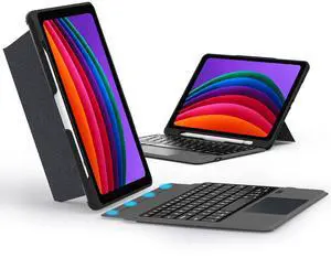 DOKYW 10.2 inch iPad 9th 8th 7th Generation Case with Keyboard, Magnetic Detachable iPad Pro 10.5 inch Case with Keyboard, Backlit iPad Air 3rd Generation Case with Keyboard, Trackpad, Pencil Holder