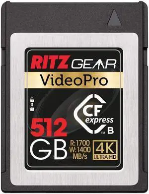 Ritz Gear 512GB High-Speed CFexpress Type B SD Card