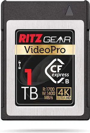 Ritz Gear 1 TB High-Speed CFexpress Type B (1700/1400 R/W) SD Card