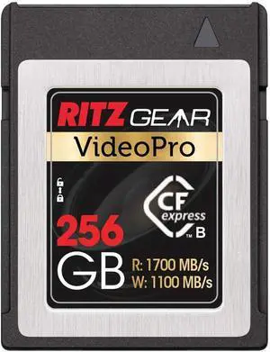 Ritz Gear 256GB High-Speed CFexpress Type B SD Card