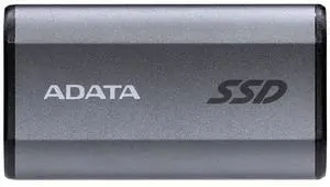 ADATA SE880 2TB - Up to 2000 MB/s- SuperSpeed USB 3.2 Gen 2x2 USB-C External Portable SSD Titanium (AELI-SE880-2TCGY)