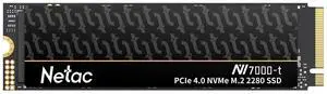 Netac 4TB PCIe Gen4x4 M.2 SSD Up to 7,300 MB/s NVMe Internal SSD with Aluminum Heatspreader High-Performance Storage for Desktop and Laptop PCs Works with PS5, NV7000-t