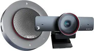 WYRESTORM 4K Conference Room Camera System, AI Auto-Tracking Webcam and Omnidirectional Speaker for Meeting Education Works with Microsoft Teams, Zoom, OBS