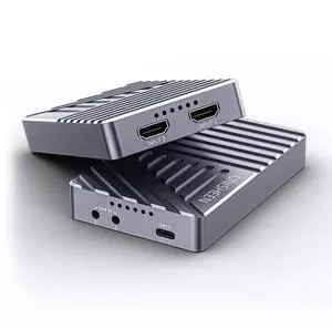 UNISHEEN 2 Channel HDMI Video Capture Card,4K30 Input Video Broadcast Game Live Stream,HDMI to USB 3.1 Gen2 HD Live Streaming Video Grabber Converter Free Driver