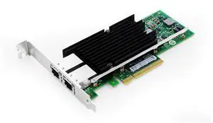 10Gb PCIe x8/x16 Converged Ethernet Network Card, Copper RJ45 Ports LAN Card NIC with Intel X540 Controller Server Support Windows Server/Windows/Linux/Vmware ESXI (X540-AT2 (RJ45 Port x 2))