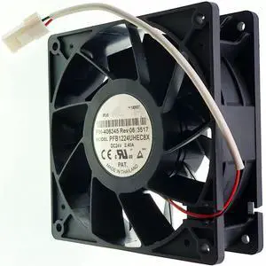 for PFB1224UHEC8X PN-406345 Rev 06 3517 Fan DC 24V 2.40A 12CM 120×120×38mm 5500RPM 2-Wire Cooling Fan