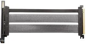 PCIe 4.0 Riser Cable, GEN 4 x16 PCI Express Riser Extender, Flexible High Speed GUP Riser Adapter for Graphics Card Vertical Mount [ PCIE 4.0 ] [ 20cm & 90° ]