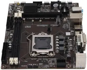 Luqeeg CPU Motherboard, B85 Desktop Computer Motherboard, 2 x DDR3 1600/1333/1066 MHZ, M.2 Hard Disk 1150 Pin CPU Interface Card