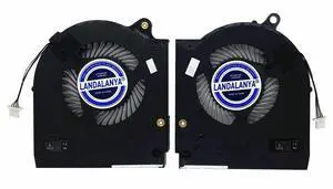 LANDALANYA Cooling Fan for Dell Alienware M15 R5 M15 R6 M15 Ryzen R5 M15 Ryzen R6 2021 Series EG75071S1-C050-S9A EG75071S1-C060-S9A 5K210D3LEJ 5K2105G70D DFSCK22D058833 FND1 DFSCK22115181S FNDO DC12V