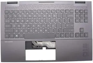 New Palmrest for HP OMEN 15-EK 15-EN TPN-Q236 Q238 15-EN0013DX Upper Case with Backlit Keyboard M00666-001