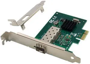 HINYSENO NetXtreme 10/100/1000 PCIe x1 Single Gigabit Fiber Port 1Gb Ethernet PCI Express Network Cards Adapter with Broadcom BCM5720 Chipset