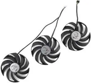 95MM PLD10010B12HH Ball Bearing GPU Fan for MSI RTX 3070 3080 Ti 3090 SUPRIM X Graphics Card Cooling Fan (Fan-Full Set)