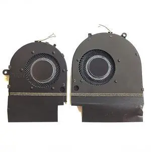 Fleshy Leaf Replacement CPU+GPU Cooling Fan for HP Envy 17M-CG 17M-CG0013DX 17M-CG1013DX TPN-C146 Series DC5V 2.25W L87962-001 L87961-001 EG50040S1-1C210-S9A EG50040S1-1C220-S9A