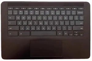 LTPRPTS Replacement Laptop Upper Case Palmrest Non-Keyboard Touchpad Assembly Part for HP Chromebook 14 G7 CB E 14 G7 M47207-001 Black