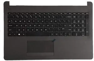 Original New for HP Probook 15-BS 15-BW 250 G6 255 G6 Upper Palmrest Case with Non-Backlit Keyboard & Touchpad 929906-001