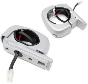 Wet Sounds ADPTC3-F-SILVER Fixed Silver Aluminum Clamps for REV and ICON Series Speakers (Pair)