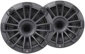 MB Quart NH2-116 Nautic 6.5 Inch Marine Compression Horn Speakers. Black, Silver and White Grills Included