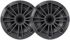 MB Quart NH2-120 Nautic 8 Inch Marine Compression Horn Speakers. Black, Silver and White Grills Included