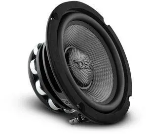 DS18 PRO-CF6.4NR 6.5 Inches Water Resistant Loudspeaker - Mid-Bass Carbon Fiber Cone and Neodymium Rings Magnet 500 Watts 4-Ohms - Ideal for Motorcycle & Motorsports (1 Speaker)