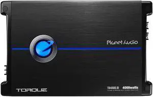 Planet Audio TR4000.1D Class D Monoblock Car Amplifier - 4000 High Output, 1 Ohm, Low Level Inputs, Low Pass Crossover, Hook Up to Subwoofer for Bass