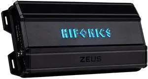 Hifonics Zeus Delta 1,950 Watt Compact Mono Block Nickel Plated Mobile Car Audio Amplifier with Auto Turn On Feature, ZD-1950.1D, Black