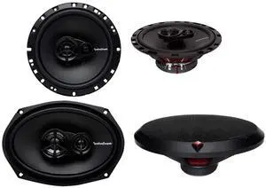 Rockford Fosgate R169X3 6x9 260W 3 Way + R165X3 6.5" 3 Way Car Speakers Coaxial