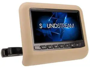 Soundstream SHAD-9H Universal Headrest Mount DVD Player with 9" LCD/MobileLink Input