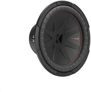 Kicker 48CWR124 CompR 12" Subwoofer, DVC, 4-ohm, 500 Watts RMS