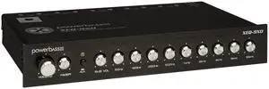 PowerBass XEQ-9XO - 1/2 Din 9 Band PreAmplifier/Equalizer