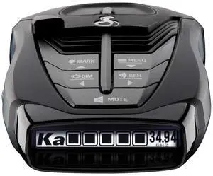 Cobra RAD 480i Laser Radar Detector  Long Range Detection, Bluetooth, Apple CarPlay and Android Auto Compatible, LaserEye Front and Rear Detection, Digital Signal Processing, Black