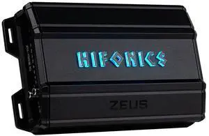 Hifonics Zeus Delta 1,350 Watt Compact Mono Block Nickel Plated Mobile Car Audio Amplifier with Auto Turn On Feature, ZD-1350.1D, Black