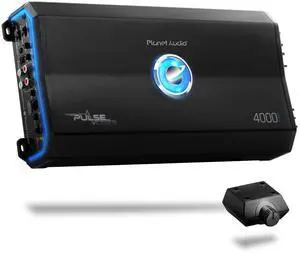 Planet Audio PL4000.1D Pulse Series Class D Monoblock Car Amplifier  4000 High Output, 1 Ohm Stable, Low Level Inputs, Low Pass Crossover, MOSFET, Hook Up to Subwoofer for Bass