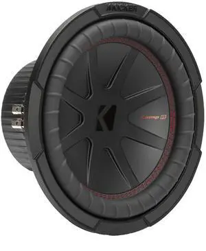 Kicker 48CWR104 CompR 10" Subwoofer, DVC, 4-ohm