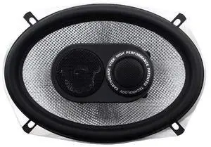 EARTHQUAKE Sound VTEK-693 700W 6x9-inch 3-Way Coaxial Speakers with PistonMax Technology (Pair), Black, Silver