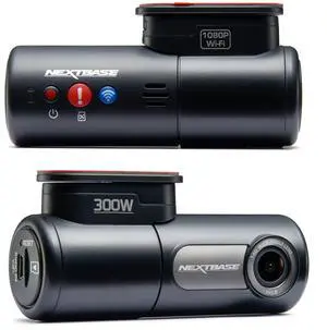 Nextbase 300W 1080p HD Dash Cam - in Car Camera with Wi-fi, Parking Mode, Night Vision, Automatic Loop Recording and File Protection