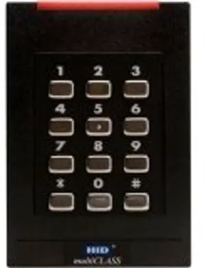 HID 921PTNNEK00000 multiCLASS SE RPK40 Multi-Technology Smart Card Reader with Keypad