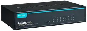 MOXA UPort 1650-8 - 8 Ports USB-to-Serial RS-232/422/485 Converter, USB 2.0 hi-Speed, 921.6Kbps, 15KV ESD Protection, mini DB9F-to-TB
