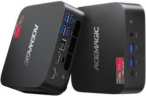 ACEMAGICIAN K1 Mini Gaming PC Ryzen 7 5700U Mini PC 16GB DDR4 512GB SSD Mini Computers (8C/16T, up to 4.3Ghz), 4K Triple Display Mini Desktop Bluetooth/WiFi6/Office